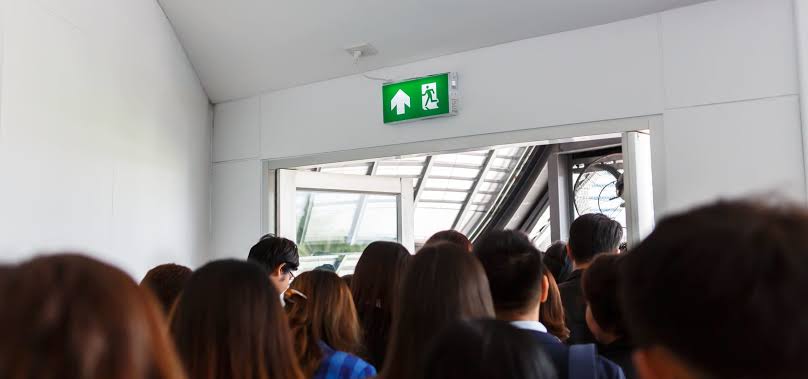 Evacuation des personnes